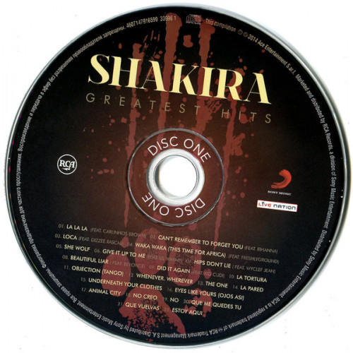 Shakira – Greatest Hits (Star Mark)