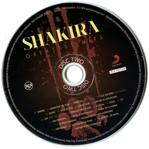 Shakira – Greatest Hits (Star Mark)