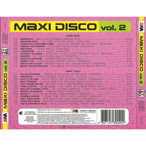 Various – Maxi Disco Vol. 2 (I Love 80s) (Star Mark)