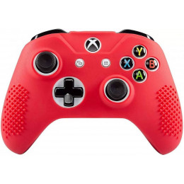 Защитный силиконовый чехол Controller Silicon Case (Non-Slip) для геймпада Microsoft Xbox Wireless Controller Красный (Xbox One/Series X/S) + Cover for Stick
