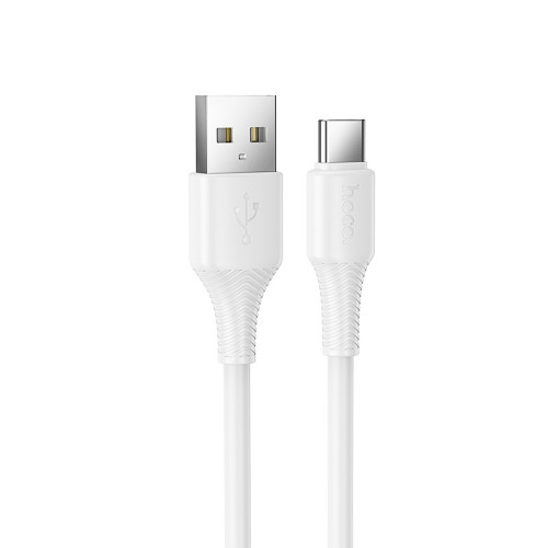 Кабель HOCO X120 USB - Type-C 1 метр 3.0A белый