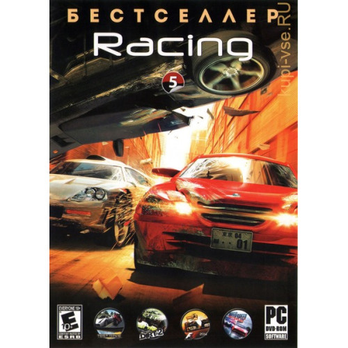 БЕСТСЕЛЛЕР RACING # 5: NEED FOR SPEED RIVALS (ЛИЦЕНЗИЯ), FORMULA 1 2014 (ЛИЦЕНЗИЯ), COLIN MACRAE DIRT 2 (ОЗВУЧКА), TEST DRIVE UNLIMITED (ЛИЦЕНЗИЯ) (4 В 1) DVD10 PC
