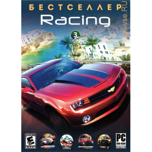 БЕСТСЕЛЛЕР RACING # 3: NEED FOR SPEED: HOT PURSUIT (ОЗВУЧКА), SPLIT SECOND (ОЗВУЧКА), BURNOUT PARADISE ULTIMATE BOX + МОДЫ (ОЗВУЧКА), WRC: FIA WORLD CHAMPIONSHIP 3 (СУБТИТРЫ) (4 В 1) DVD10 PC