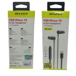 Наушники AWEI PC-8T (разъем Type-C) black