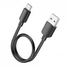 Кабель HOCO X96 USB - Type-C(m) , черный (0,25м, 27W)