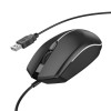 Опт. мышь Borofone BG10 Black (1,5m, 1000dpi, RGB)