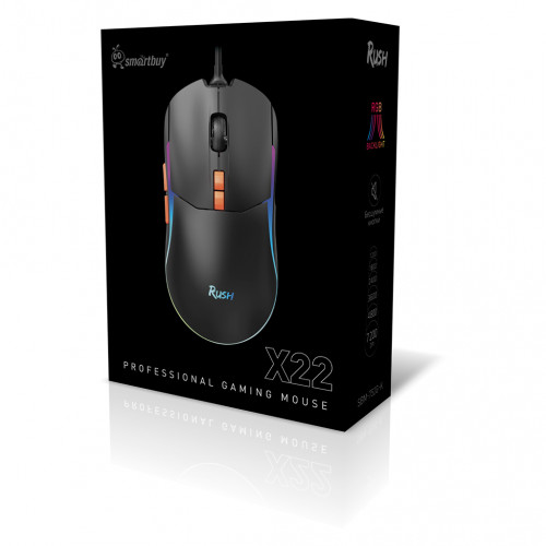 Опт. мышь Smartbuy® RUSH X22 черная Игровая