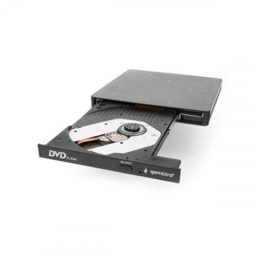 Внешний CD/DVD привод USB 3.0 Gembird DVD-USB-03C пластик, черный