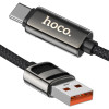 Hoco U137 USB Type-A - USB Type-C (1.2 м, черный)
