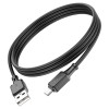 Кабель HOCO X101 USB - micro USB 2.4A, 1 метр, (Силиконовый) цвет: black