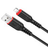 Hoco X59 Victory USB Type-A - Lightning (1 м, черный)