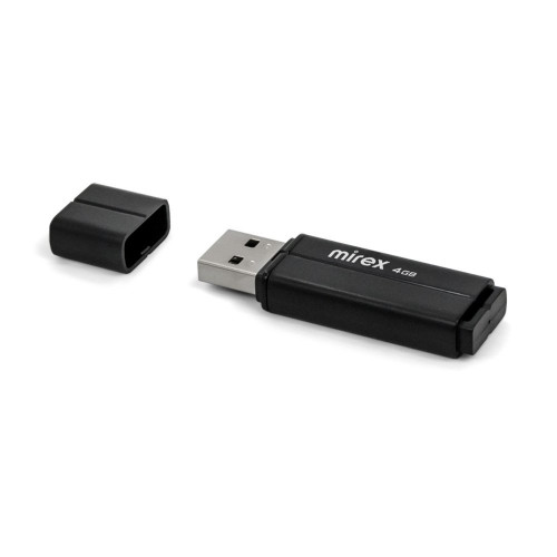 Mirex Color Blade Line 4GB (черный) [13600-FMULBK04]
