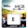 Карта флэш памяти SDCE/64GB 64GB micro SDXC Endurance, Kingston