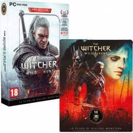 Ведьмак 3: Дикая Охота - 10 Years Killing Monsters Limited Steelbook Edition [PS5, русская версия]