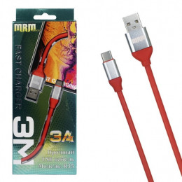 Кабель USB R32 резиновый Micro 3000mm