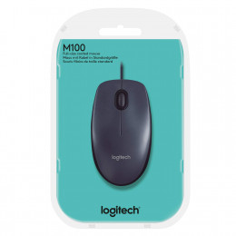 Мышь Logitech M100 Черный (910-006652) 	