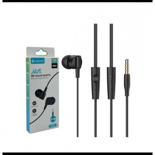 Наушники Celebrat G35 с микрофоном, Black