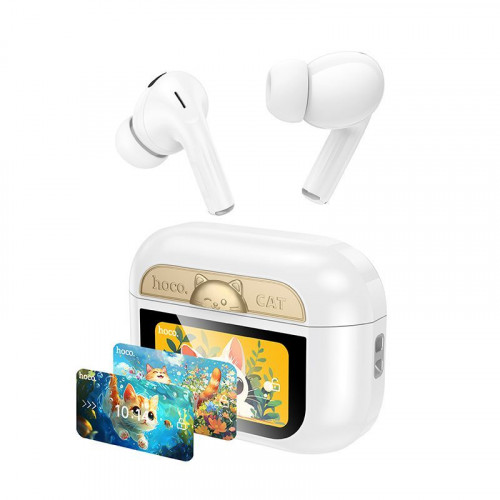 Наушники TWS HOCO EW88 (сенсорный экран,ANC) белый (BT5.4)