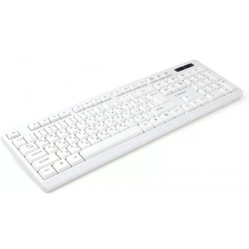 Клавиатура Gembird KB-8355U, Белая