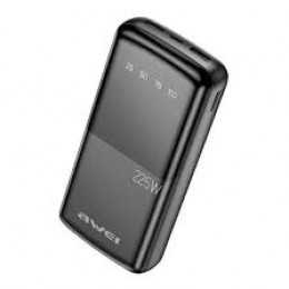 Внешний аккумулятор AWEI P13K 20000 mah (PD+2*USB 22.5w) Black