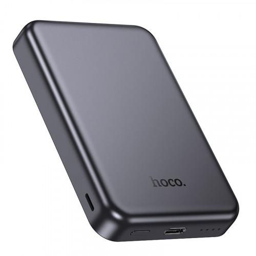 Внешний аккумулятор HOCO J160 (MagSafe) 5000 mah (вход USB-C/IP,выход USB-C) metal gray
