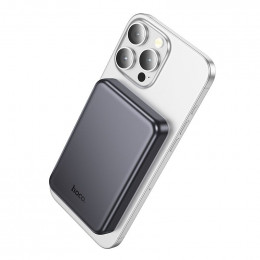 Внешний аккумулятор HOCO J160 (MagSafe) 5000 mah (вход USB-C/IP,выход USB-C) metal gray