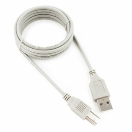 Кабель USB2.0 Cablexpert CC-USB2-AMBM-10-N, AM/BM, медь, 3м, серый, пакет