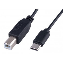 Кабель USB2.0 Гарнизон GCC-USB2-CMBM-1.8M, Type-C/BM, медь, 1.8м, черный, пакет