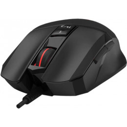 Мышь A4Tech Bloody L65 Max черный/фиолетовый оптическая (12000dpi) USB (6but) L65 MAX/HONEYCOMB