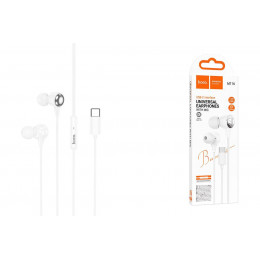 Наушники HOCO M116 c микрофоном , Type-C, White