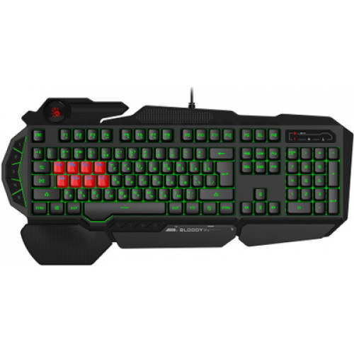 Клавиатура A4Tech Bloody B318 черный USB Multimedia for gamer LED