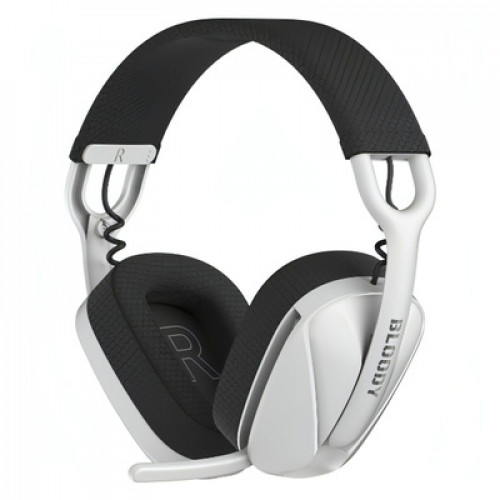 Наушники с микрофоном A4Tech GR285 Bloody белый 1.5м мониторные BT/Radio/3.5mm