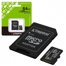 Карта флэш памяти SDCS3/64GB 64GB micro SDXC Canvas Select Plus, Kingston