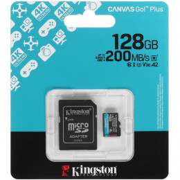 Карта флэш памяти SDCG4/128GB 128GB micro SDXC Canvas Go Plus, Kingston