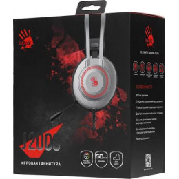 Гарнитура A4TECH Bloody J200S серый 2м мониторные USB (J200S)