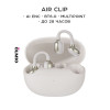 Наушники беспроводные Olmio AirClip (TWE-30) белые