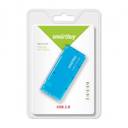 USB - Хаб Smartbuy 4 порта Blue (SBHA-6110-B)