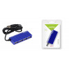 USB - Xaб Smartbuy 4 порта голубой (SBHA-6810-B)