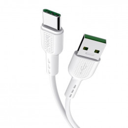 Кабель USB2.0 Hoco AM/Type-C, 5А, X33, 1м, белый, коробка