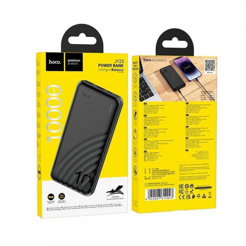 Внешний аккумулятор HOCO J123 10000 mAh черный