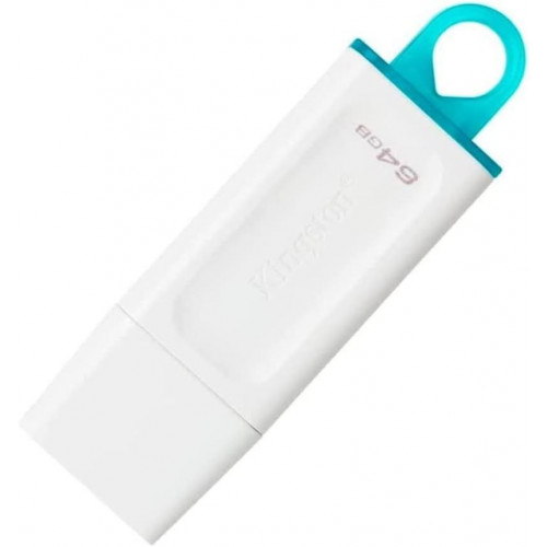 USB флеш-накопитель Kingston DataTraveler Exodia, 64Гб, USB 3.2 gen.1, белый+бирюзовый