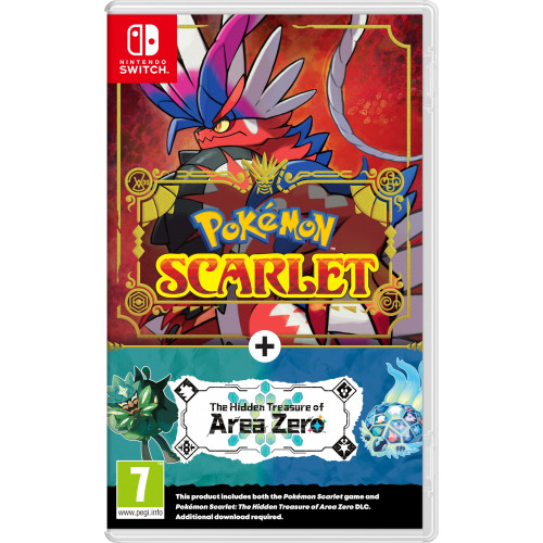 Pokemon Scarlet + The Hidden Treasure of Area Zero [Switch, английская версия] Trade-in / Б.У.