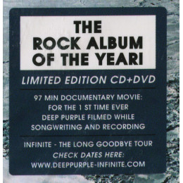 DEEP PURPLE "Infinite" CD+DVD (Star Mark)
