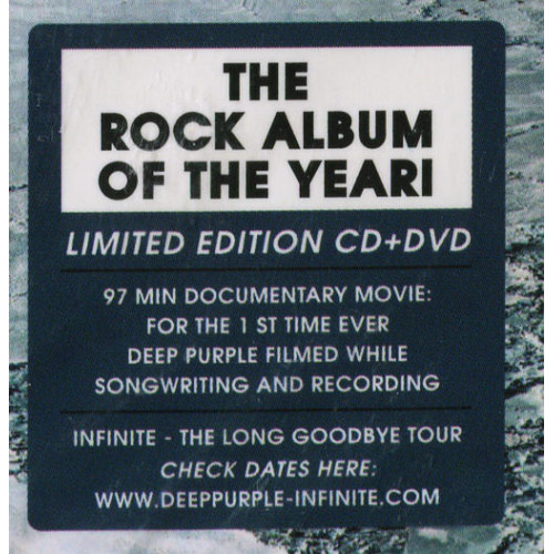 DEEP PURPLE "Infinite" CD+DVD (Star Mark)