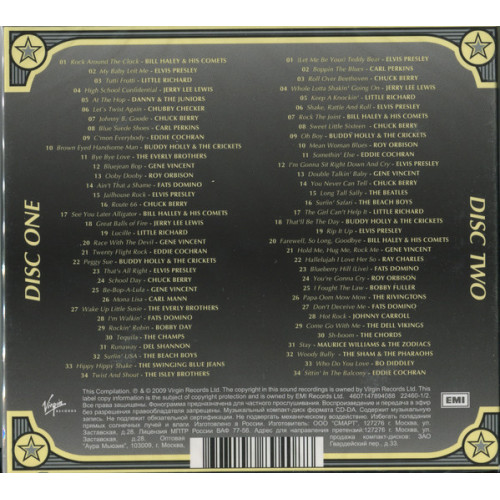 .THE GREATEST ROCK`N`ROLL HITS Vol.1 2CD (Star Mark)