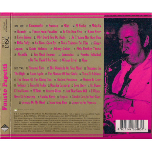 .BEST WORLD INSTRUMENTAL HITS PAPETTI FAUSTO STAR MARK 2CD (Star Mark)