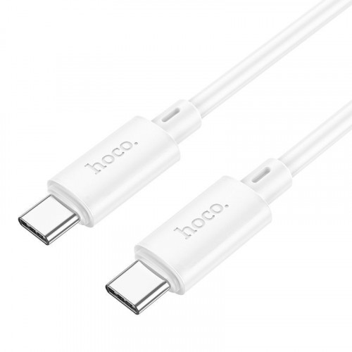 Кабель HOCO X88 Type-C(m) to Type-C(m) , белый (1м, 60W)