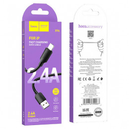 Кабель HOCO X96 USB - iphone , черный (1.0м)