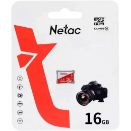 Носитель информации Netac P500 ECO 16GB MicroSDHC C10 up to 80MB/s, retail pack card only (NT02P500ECO-016G-S)