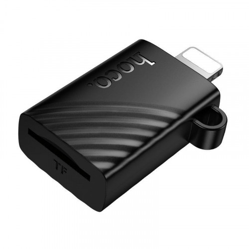 Картридер HOCO HB53 mini (Lighting /TF2.0 card) черный